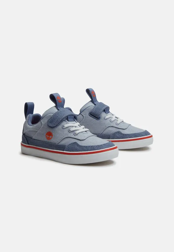 Низкие скейтбордистские ботинки на липучке Timberland, Light Blue — фото 2