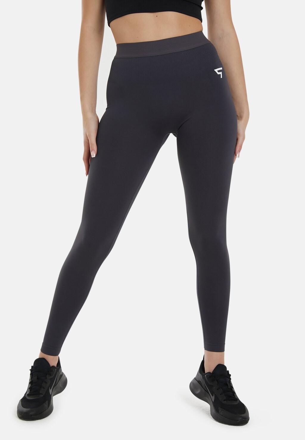 

Леггинсы RISE HIGH WAISTED SEAMLESS SCRUNCH SPORTS SQUATPROOF, темно-серый