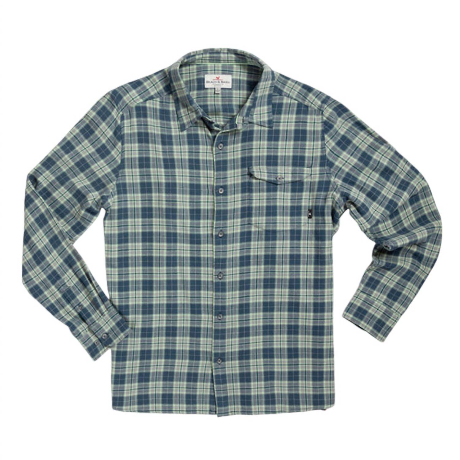 

Рубашка Masonboro с длинным рукавом из фланели в клетку Surf Guitar Beach & Barn, цвет surf guitar plaid