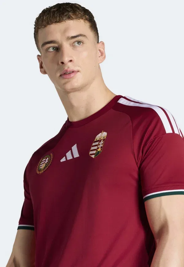 Футболка сборной Венгрии 26 домашняя Adidas Performance, цвет Team Victory Red — фото 4