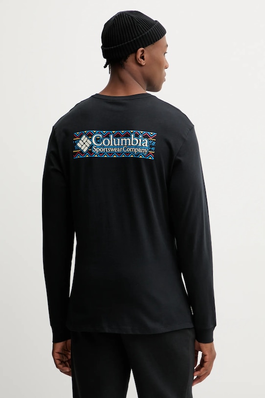 

Хлопковая кофта с длинным рукавом Explorers Canyon Columbia, черный