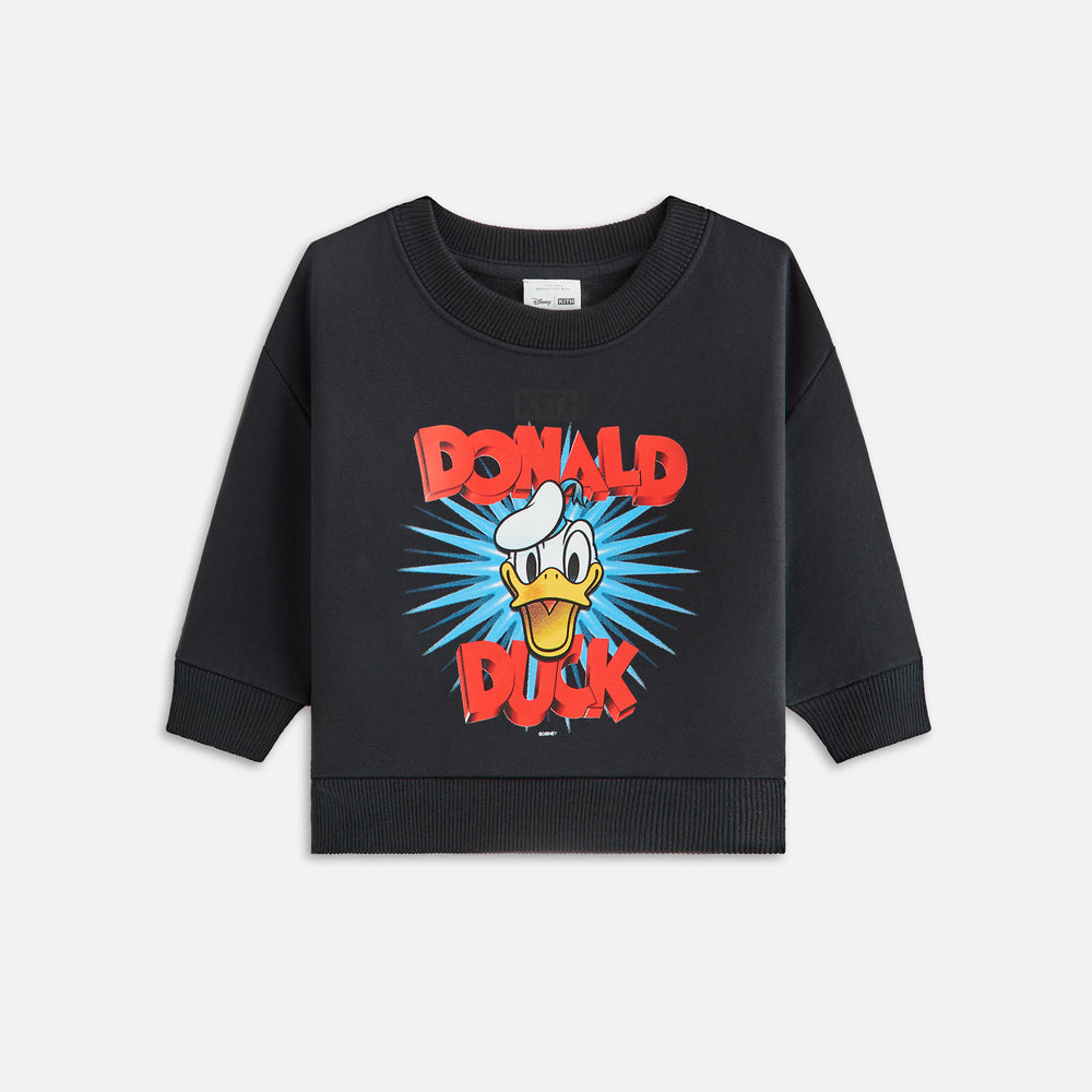 

Топ Disney | Kith Baby for Donald Duck Show Nelson Crewneck, черный