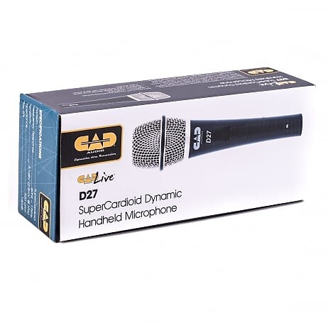 

Динамический микрофон CAD D27 SuperCardioid Dynamic Handheld Microphone