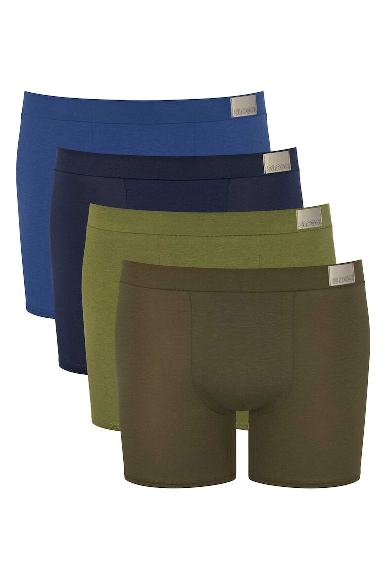 

Боксеры однотонные – 4 пары Sloggi, зеленый
