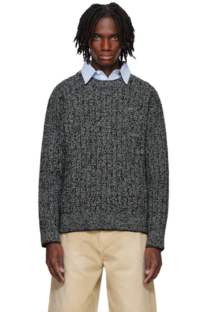 

Серый свитер с круглым вырезом Solid Homme