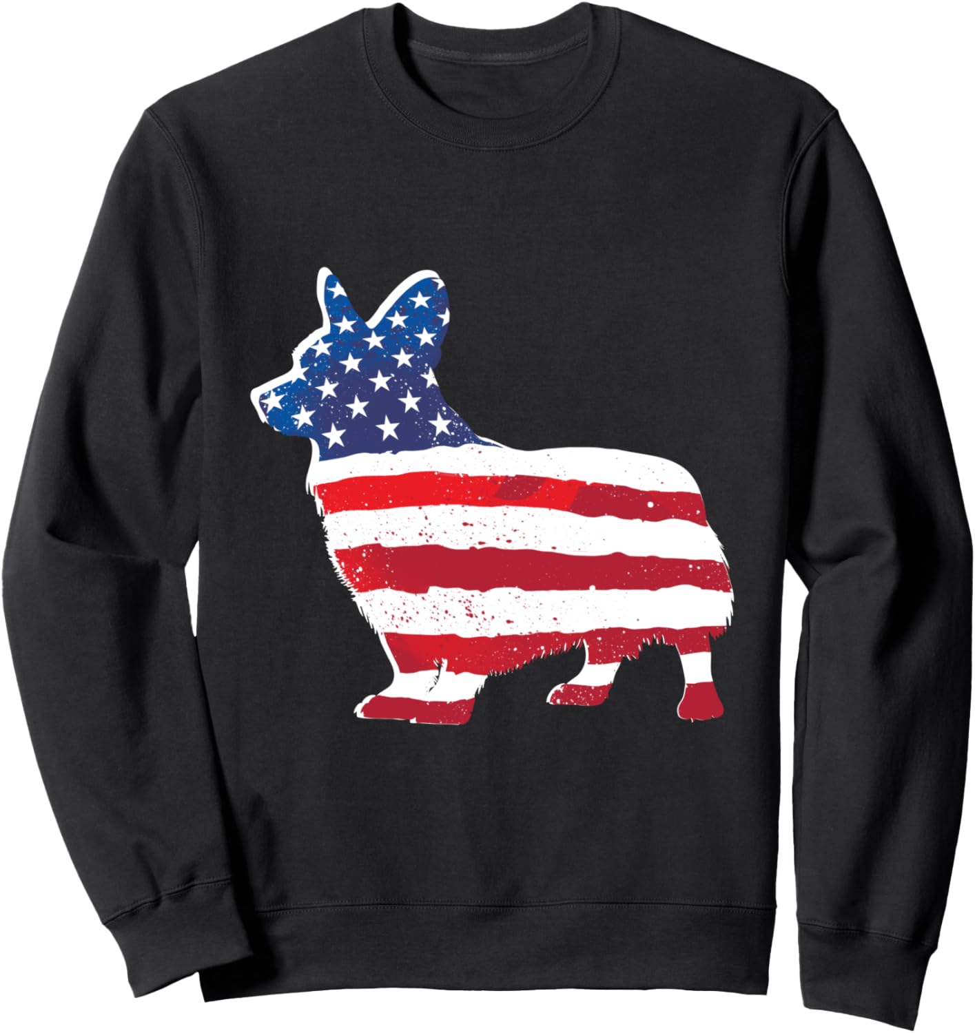 

Америка, американский флаг, корги, собака, 4 июля, толстовка для мужчин и женщин 4Th Of July America Independence Day Usa Store, черный