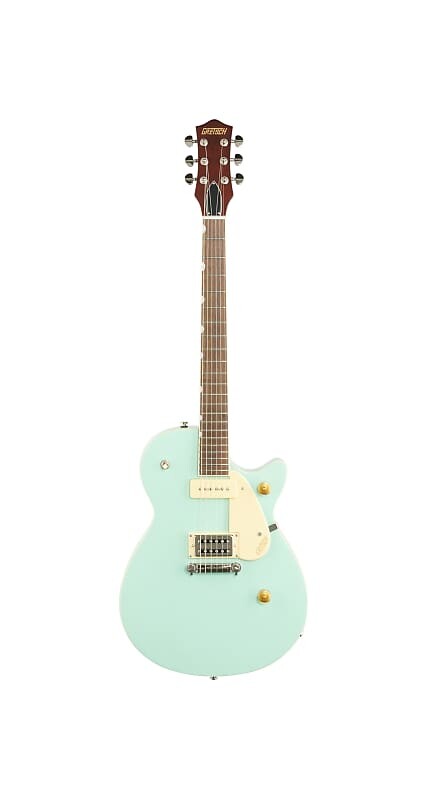 

Электрогитара Gretsch Streamliner G2215-P9 Jr. Jet Club Electric Guitar, Mint Metallic