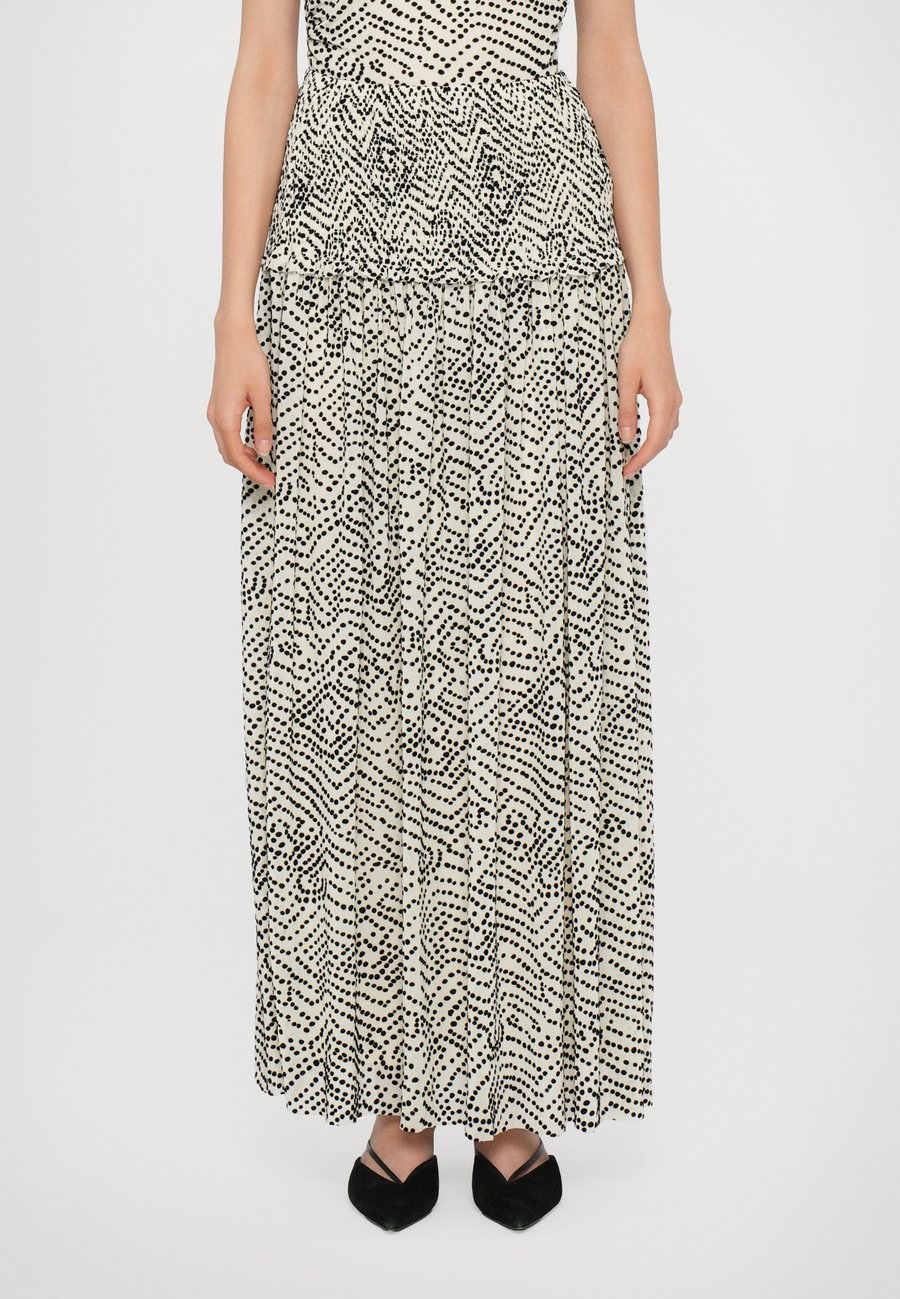 

Юбка Diane von Furstenberg NATALIE MAXI SKIRT, Batik Ivory/ Black/Off-White