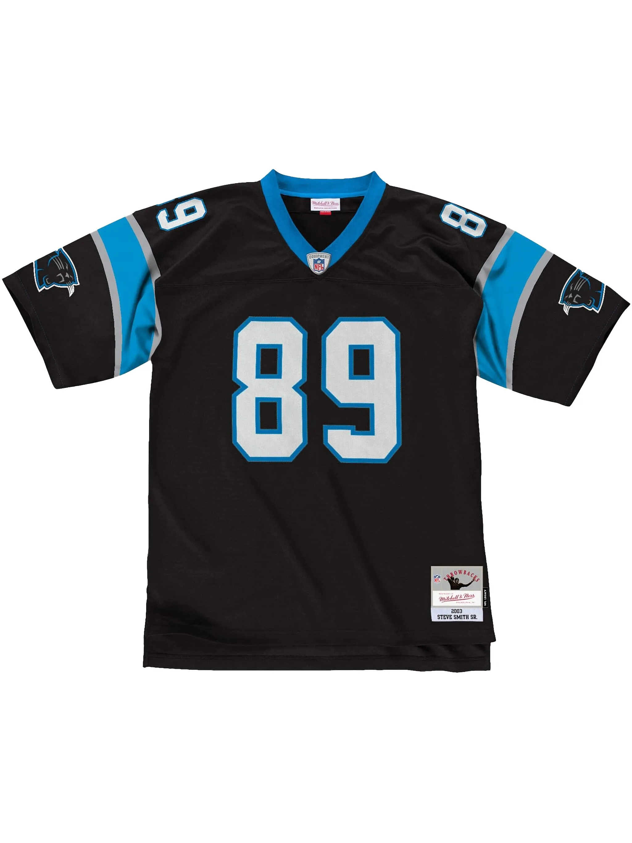 

Рубашка 2003 Steve Smith Sr. топ Carolina Panthers Mitchell & Ness, черный