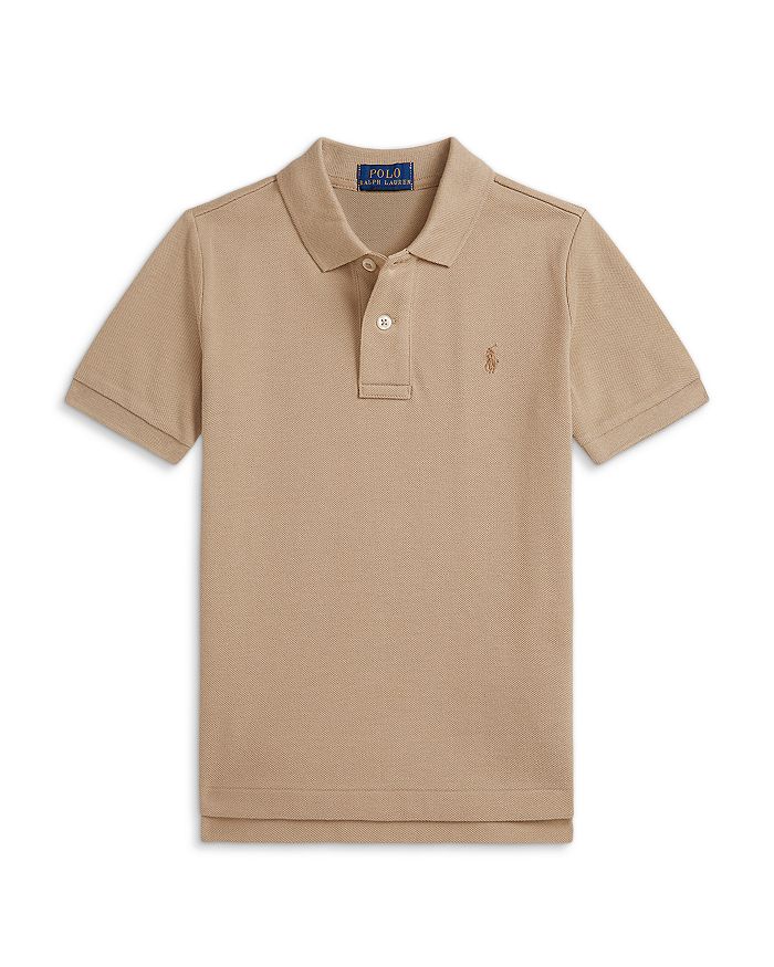 

Мальчиковая поло The Iconic Mesh - для малышей Ralph Lauren, коричневый/бежевый