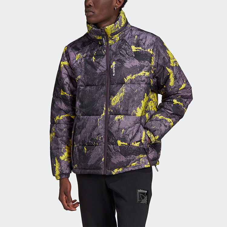 Приключенческая стеганая куртка мужская многоцветная Adidas Originals, цвет Multicolor — фото 2