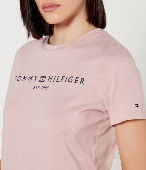 Футболки Regular fit Tommy Hilfiger, розовый — фото 4