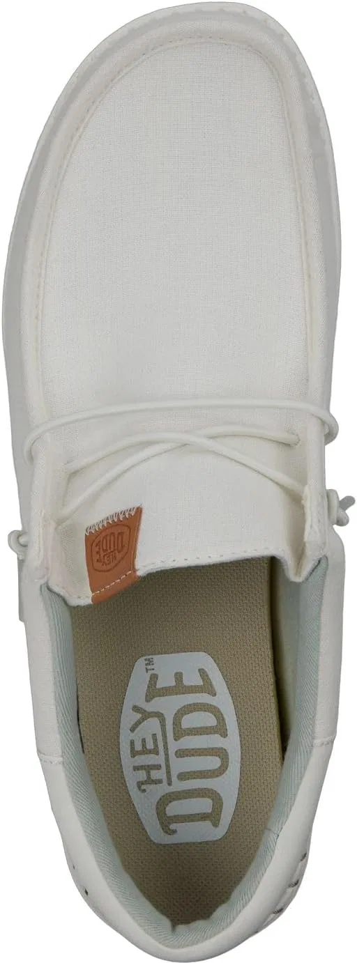 Мокасины HEYDUDE Wally Funk Nylon Craft, Stone White — фото 2
