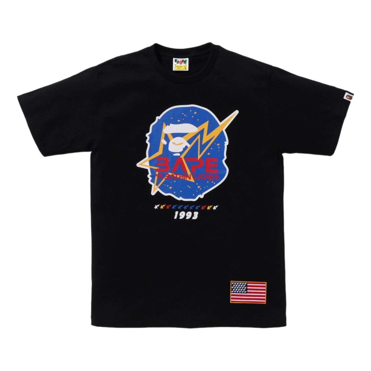 

Футболка A Bathing Ape Space Ape Head Tee, черная
