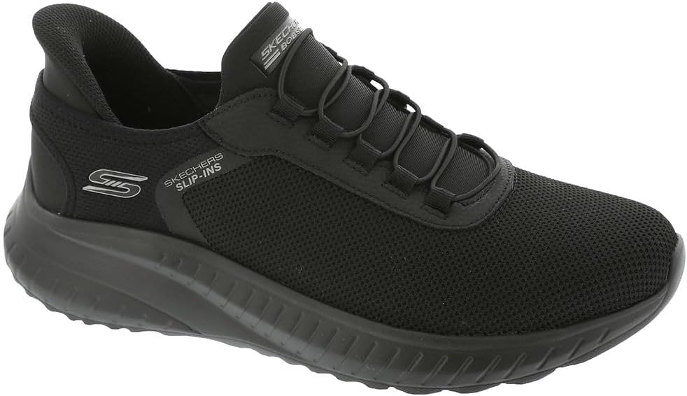 Мужские кроссовки Skechers Squad Chaos - Прочные слипоны для легкой ходьбы без использования рук, черный — фото 2