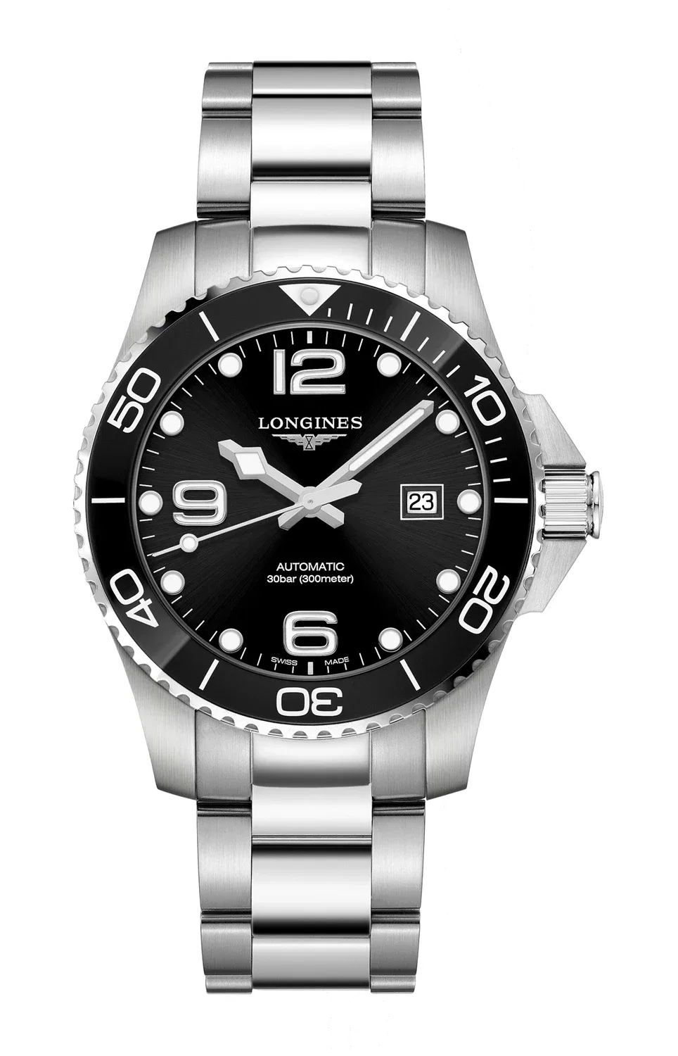 ГИДРОКОНКВЕСТ - L3.782.4.56.6 LONGINES, серебряный