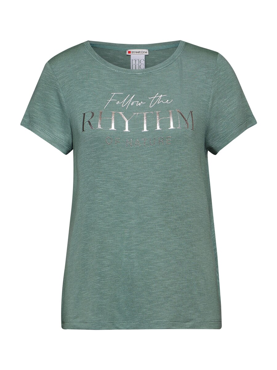 

Футболка STREET ONE Shirt RHYTHM, цвет mottled green