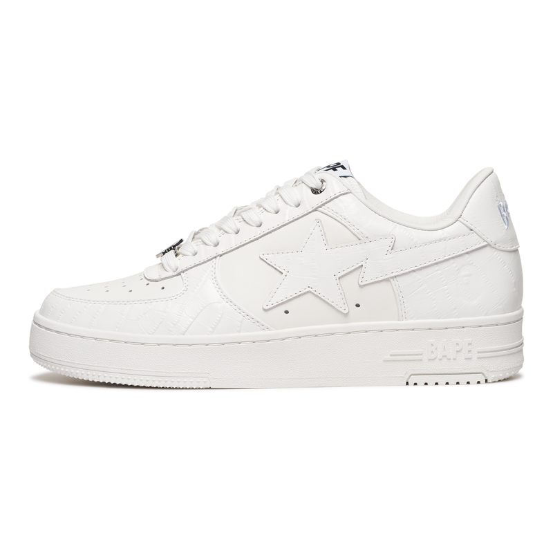 

A BATHING APE Мужские белые кеды низкие WHX, цвет White WHX