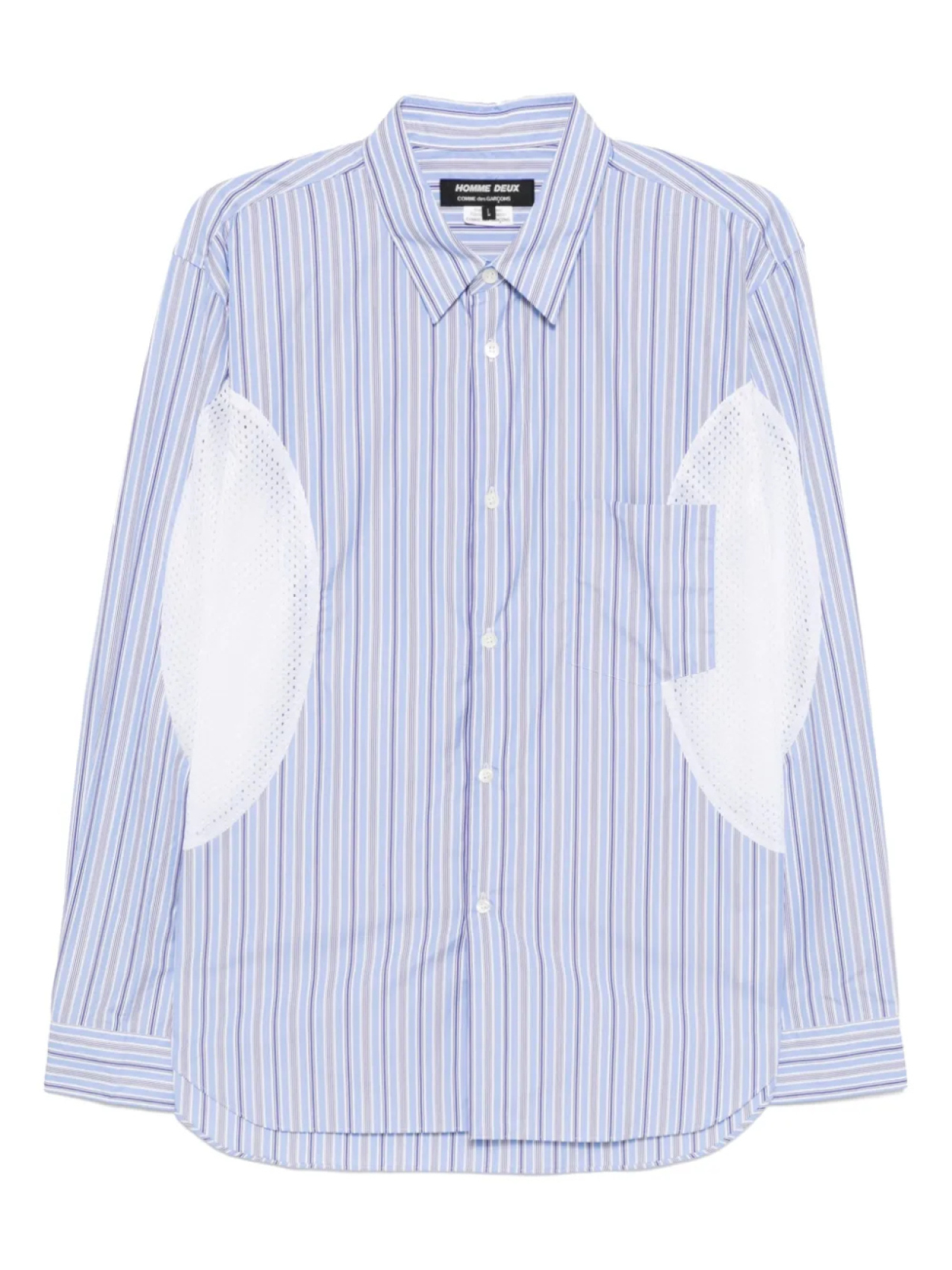 

Comme des Garçons Homme Deux рубашка со вставками, синий