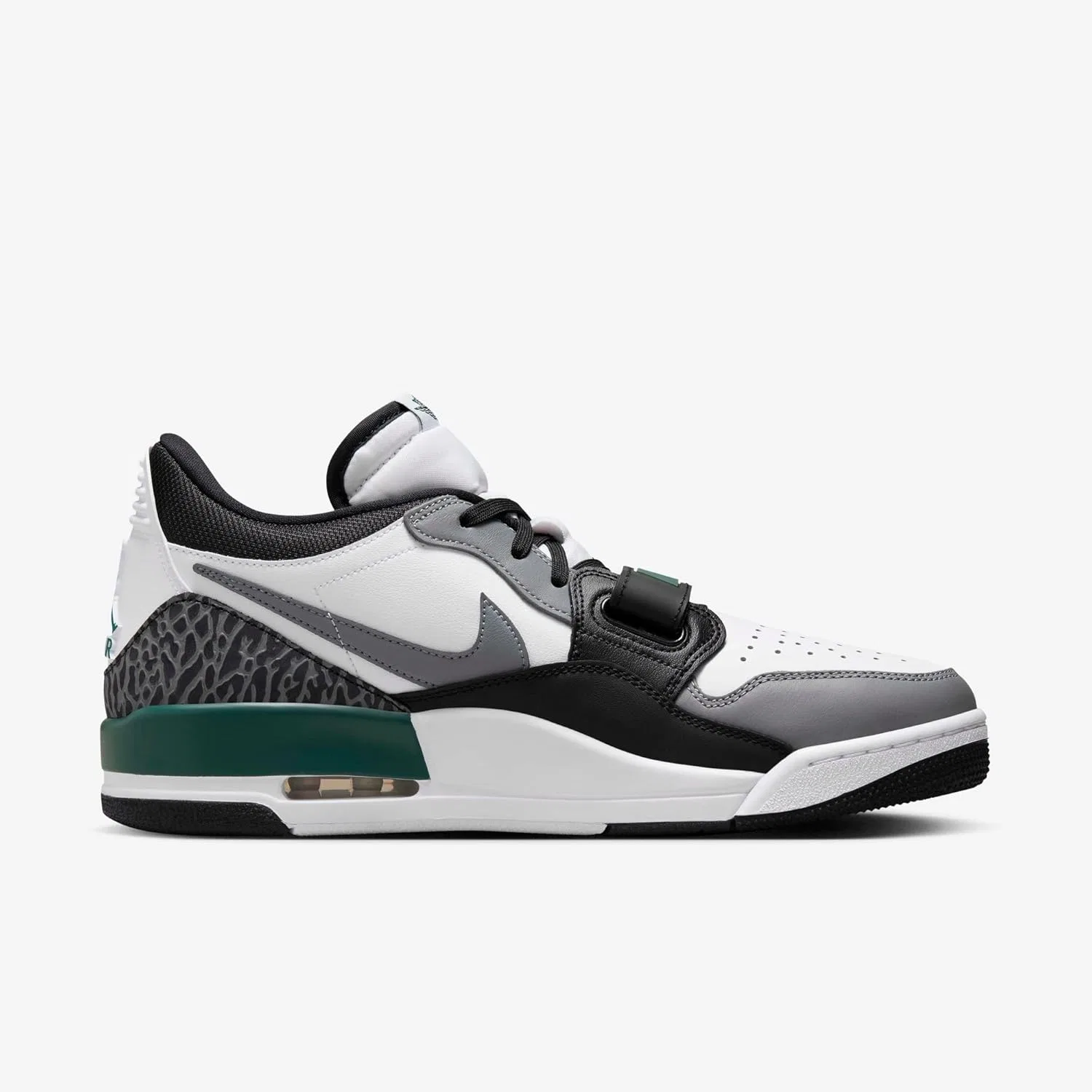 Мужские низкие кроссовки Nike Air Jordan Legacy 312, White Oxidised Green Black Cool Grey — фото 3