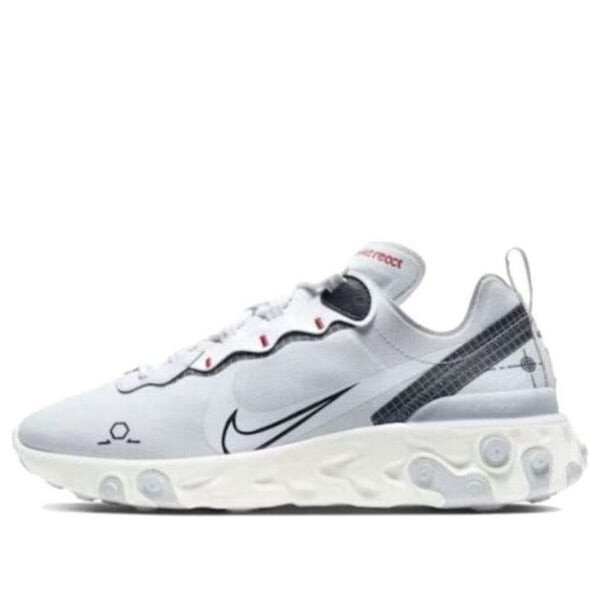 

Кроссовки react element 55 'platinium sail white' Nike, белый