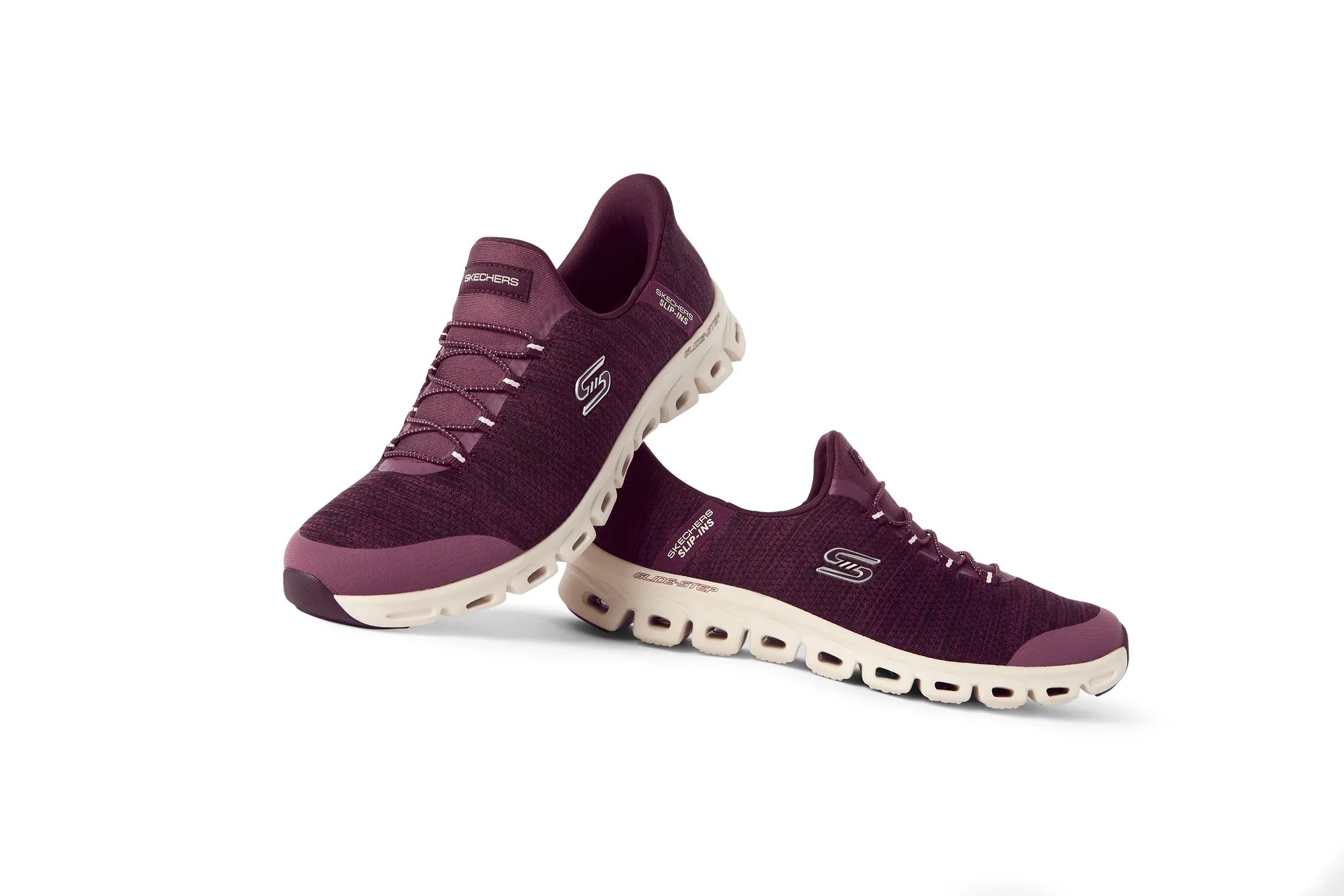 Кроссовки Skechers Hands Free Slip-ins: Glide Step Slip-On Sneaker - Women's, Deep Purple — фото 2