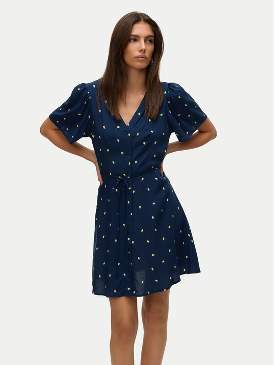 

Летнее платье стандартный крой Alba 10292845 Vero Moda, синий