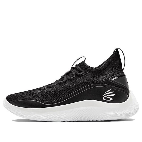 

Кроссовки curry flow 8 'black white' Under Armour, черный