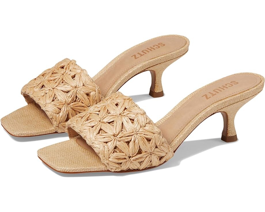 Туфли Schutz Dethalia Straw, цвет Perola