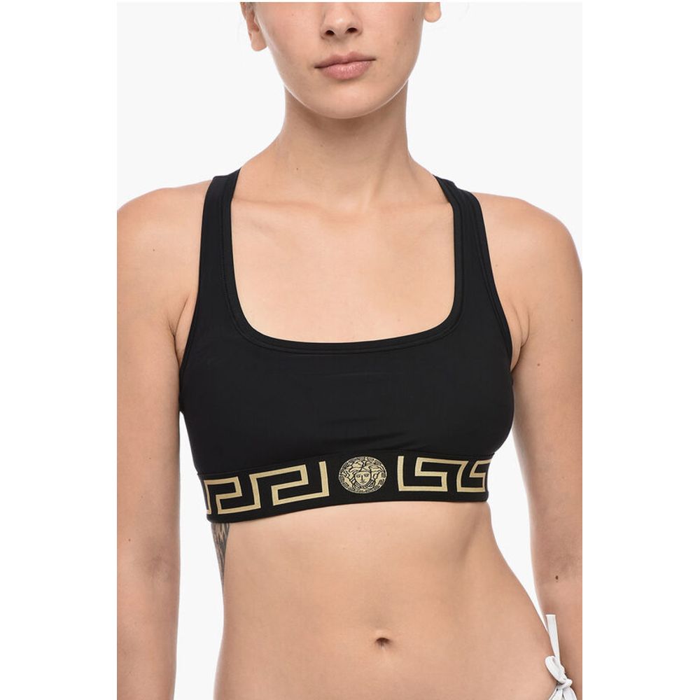 

Укороченный топ с мотивом La Greca Versace, Black