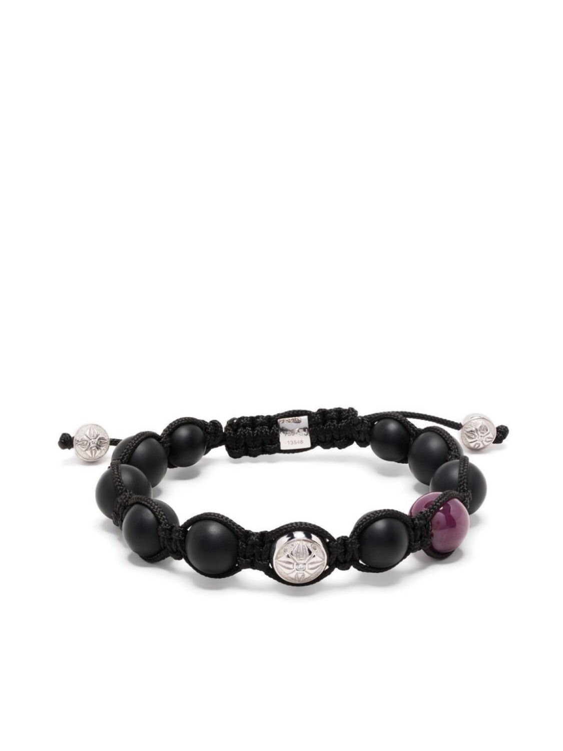 

Браслет с камнями Shamballa Jewels, черный