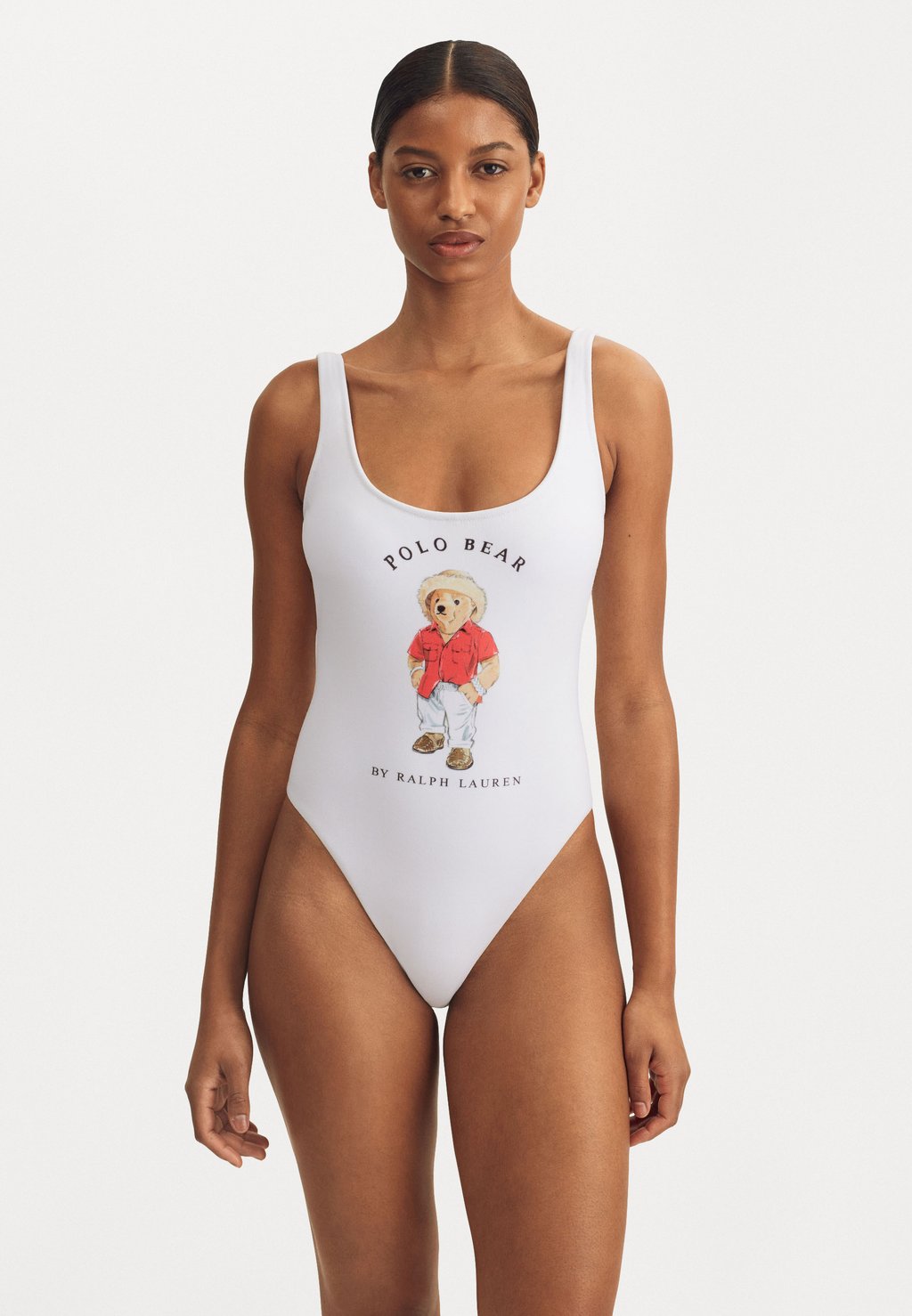 

Купальник SCOOP TANK 1PC Polo Ralph Lauren, белый