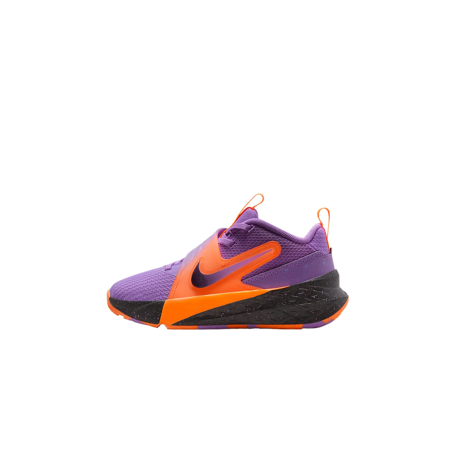 Кроссовки для бега Team Hustle D 12 Mesh Low top Kids' Nike, Bright Violet/Dutch Orange/Cool Gray/Black