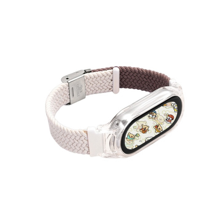 

IBOANN Часы Strap Xiaomi Compatibility Nylon Material 280mm, Buckle Nylon-Smoky Purple & Starlight