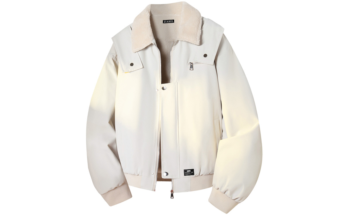 

Пуховик Unisex Lapel Thickened Puffer ZIAREL, оранжевый[removable logo]