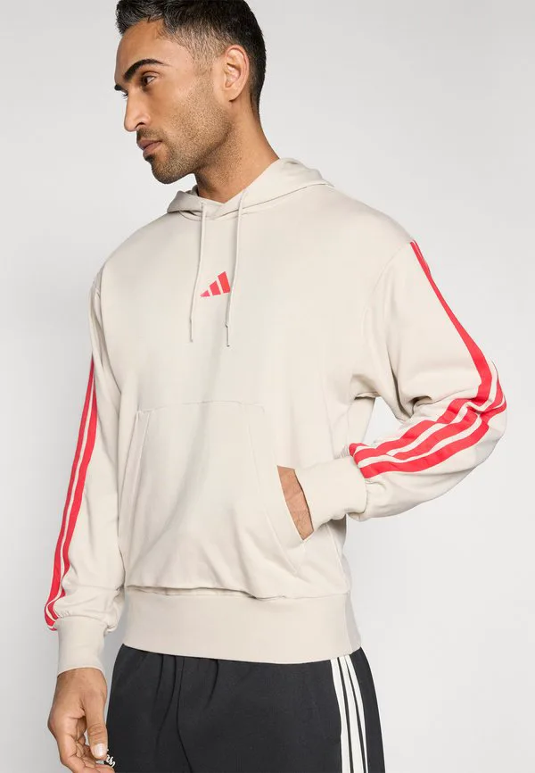 Толстовка с капюшоном Adidas Sportswear, Alumina/Pure Ruby — фото 4