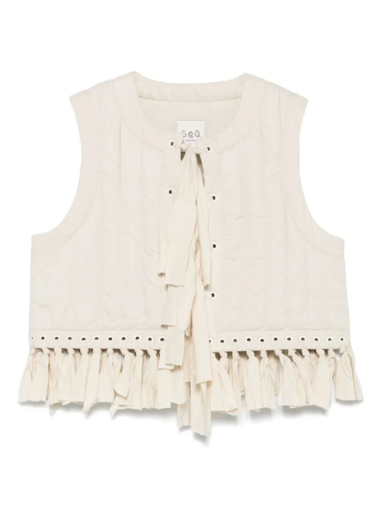 

Жилет с бахромой Sea, нейтральный