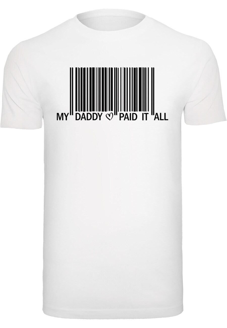 

Футболка Merchcode DAD PAY BARCODE, белый