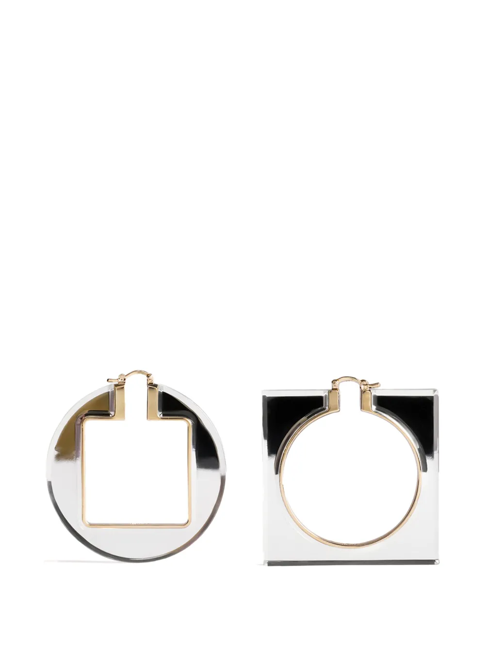 

Серьги-кольца The Rond Carré JACQUEMUS, серебряный