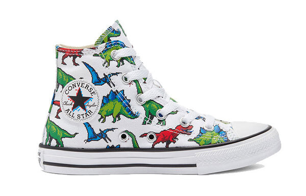 Кроссовки chuck taylor all star high top multi-color Converse, белый — фото 2
