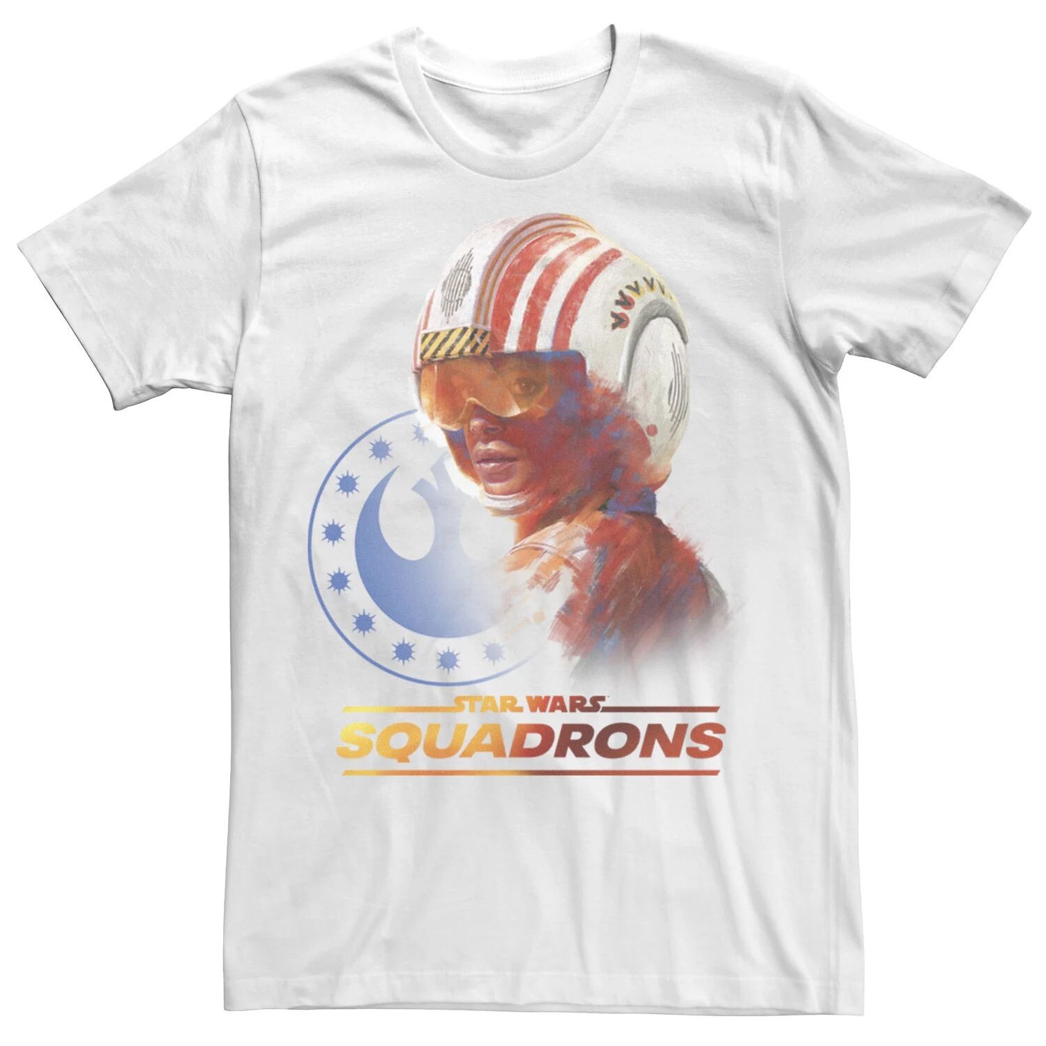 

Мужская футболка с логотипом Star Wars: Squadrons Rebel Pilot Licensed Character
