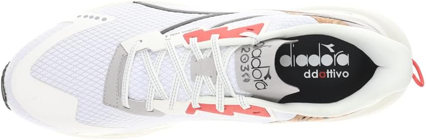 Мужские кроссовки для бега Diadora Mythos Blushield Volo 4 2030 - черный, красный, белый — фото 4