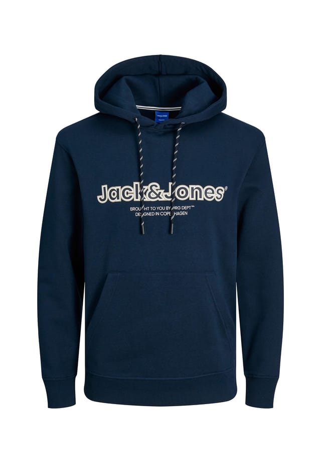 

Толстовка с капюшоном Lakewood Jack & Jones, синий