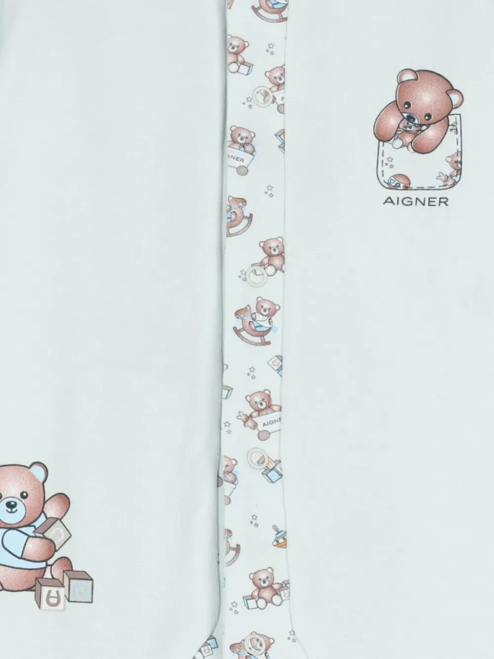 Пижама с принтом "плюшевый мишка" Aigner Kids, синий — фото 3