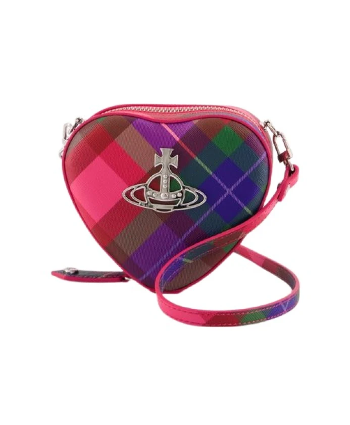 

Мини-Кроссбоди в форме сердца - Vivienne Westwood, мультиколор