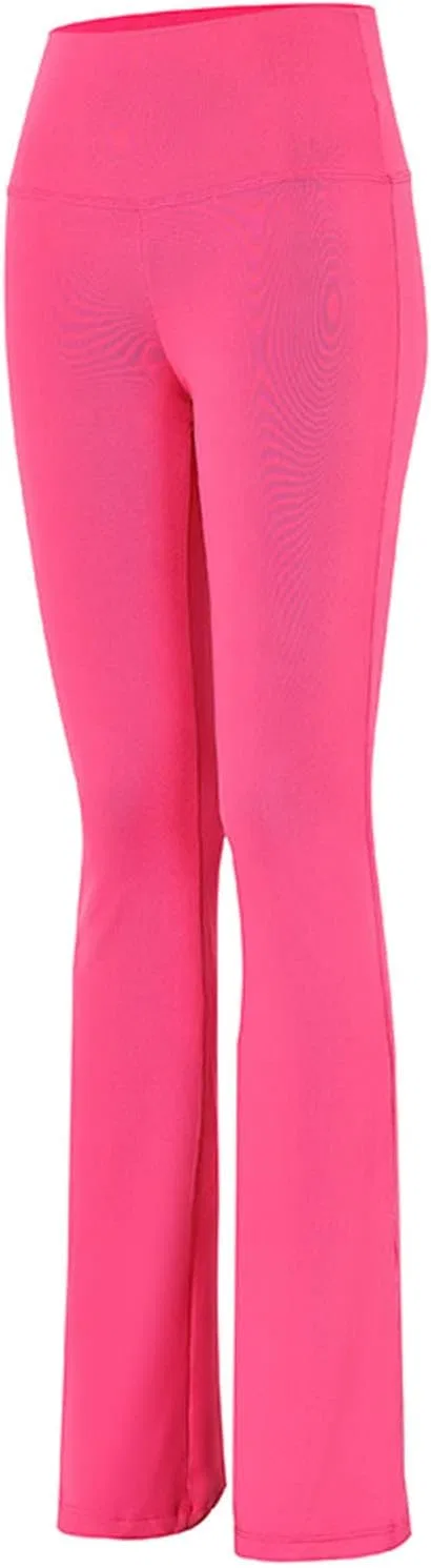 Леггинсы для йоги с утяжкой талии, женские, Hot Pink