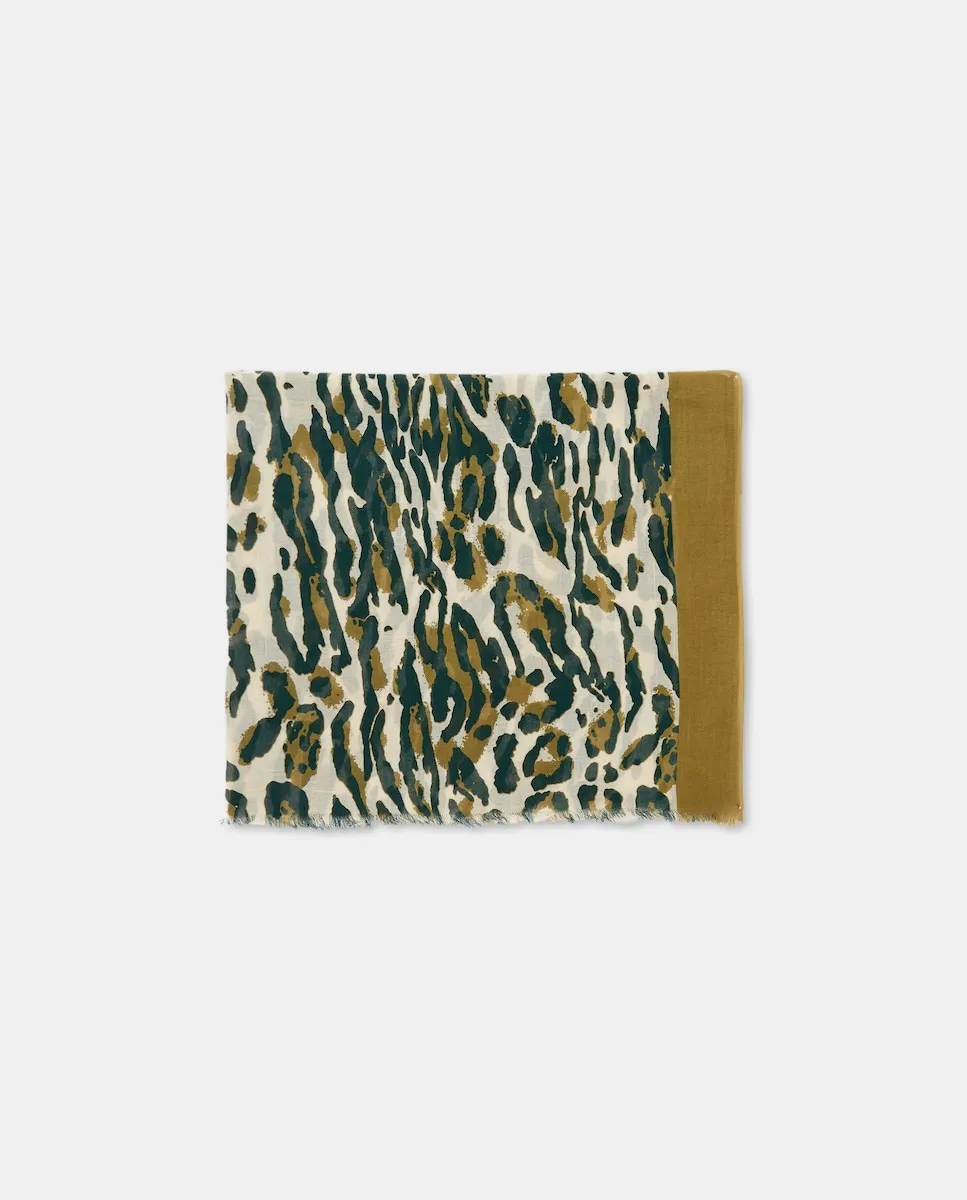 

Шарф с животным принтом Tintoretto, зеленый