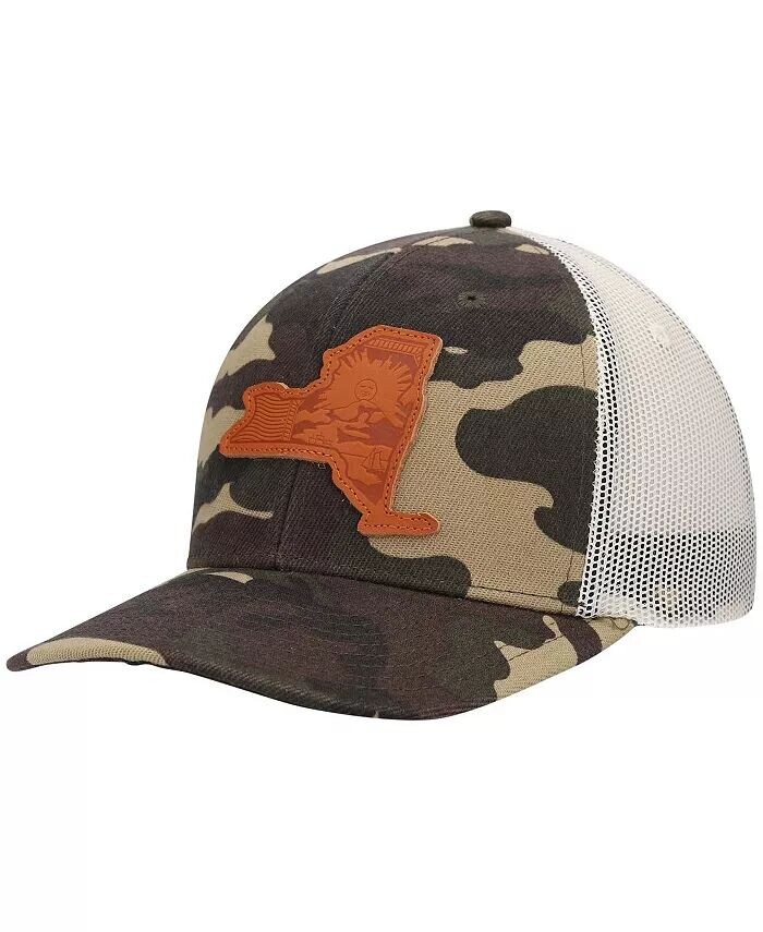 

Мужская камуфляжная кепка New York Icon Woodland State с нашивкой Trucker Snapback Local Crowns