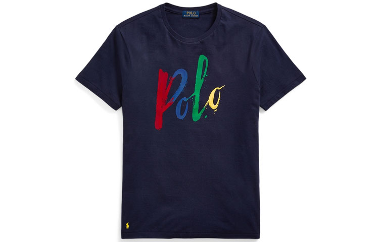 

Polo Ralph Lauren Футболка SS22 мужская морская синяя, Синий, Polo Ralph Lauren Футболка SS22 мужская морская синяя