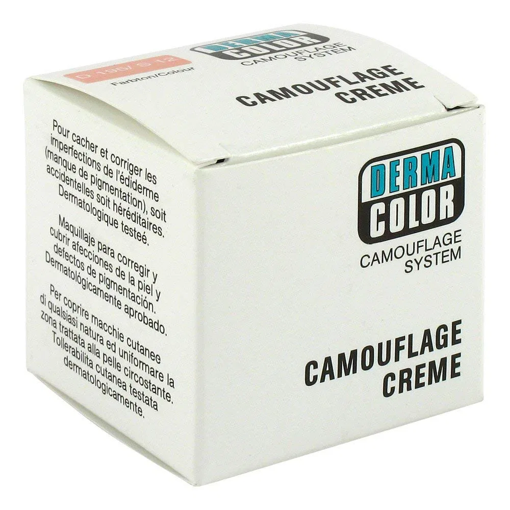 Крем для лица Kryolan — Камуфляж «Dermacolor Camouflage Cream S 12 Rose Beige» от Dermacolor, 25 мл
